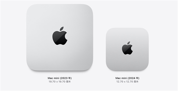 苹果史上最小电脑！新款Mac  mini今日预售：16GB内存4499元起
